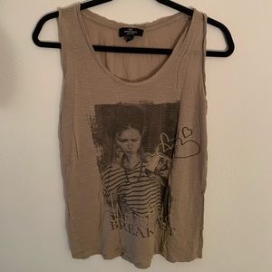 Mango Graphic Top